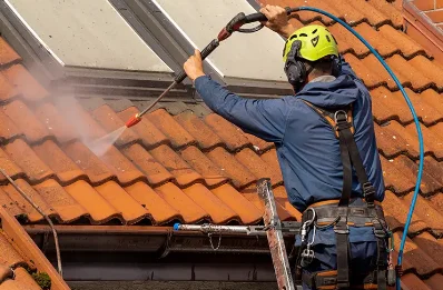 Démoussage et hydrofuge de toiture à Sain-Bel